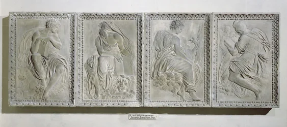 De fyra evangelisterna, från skärmbilden i Saint-Germain l